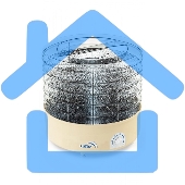 Сушилка для овощей Ротор-Дива СШ 007, 5 прозрачных поддонов в цветной упак. Барнаул