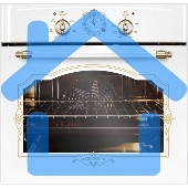 Духовой шкаф электрический Gefest ЭДВ ДА602-02 К82белый. В стиле 