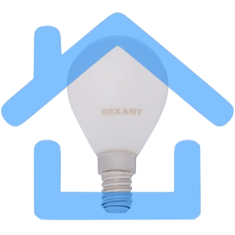 Лампа светодиодная филаментная Rexant Шарик GL45 9.5 Вт 915 Лм 2700K E14 матовая колба