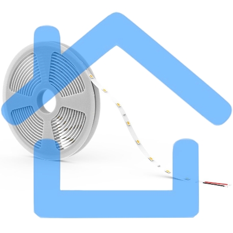 Лента светодиодная Basic Gauss 12V 8W/m 900lm/m 3000K IP20 LED 3m 1/100-1
