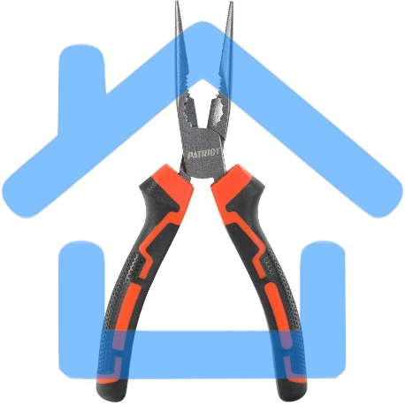 Длинногубцы PATRIOT Platinum LNP-160L, усиленные, Cr-V сталь, 160мм