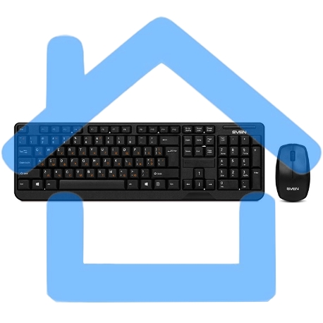 Комплект клавиатура + мышь Sven Comfort 3300 Wireless Беспроводной SV-03103300WB-5