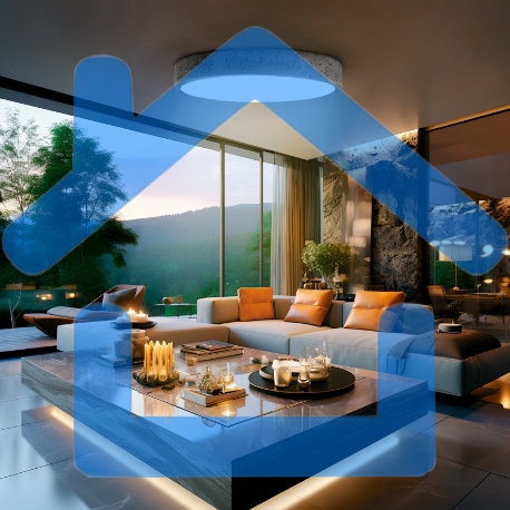 Светильник потолочный Sandstone, LUMI Line, 70Вт Rexant