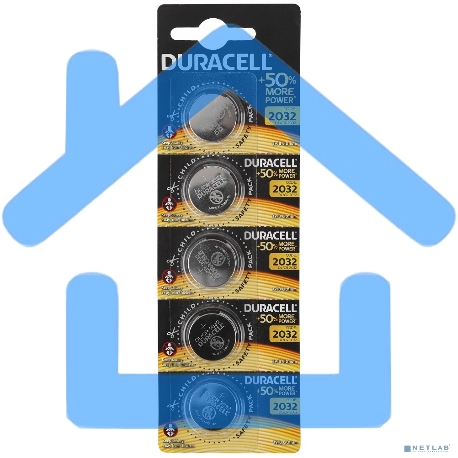 Батарея Duracell DL2032 CR2032 (5шт)-1