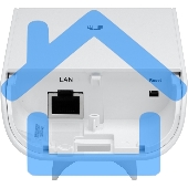 Точка доступа UBIQUITI LocoM2(EU) Wi-Fi и AirMAX. 802.11g/n, интегрированная антенна 8 дБ (45°*45°),10/100 RJ45 Ethernet