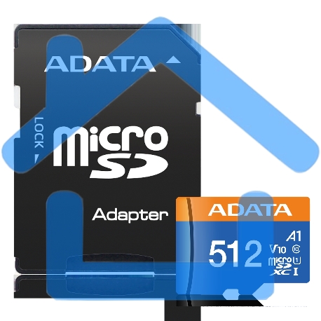 Флеш карта MICRO SDXC 512Gb AUSDX512GUICL10A1-RA1 ADATA-4
