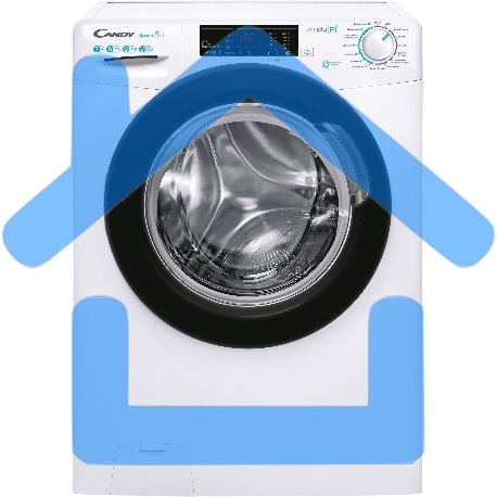 Стиральная машина Candy Smart Pro CSO4 107TB1/2-07 белый, загрузка фронтальная 7 кг, 1000 об/мин., класс: А-3