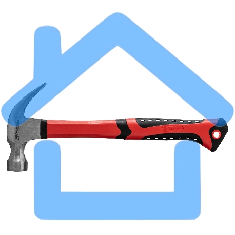 Молоток-гвоздодер Matrix, 450 г, боек 27 мм, фибергласовая обрезиненная рукоятка-2