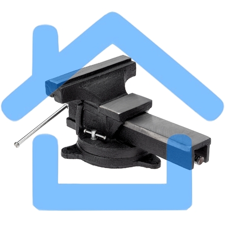 Тиски слесарные 200мм, поворотные, с наковальней KRANZ-2