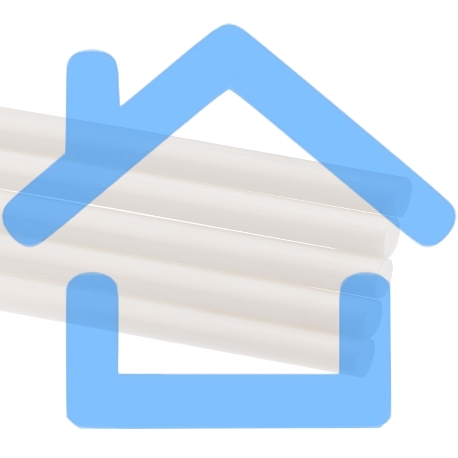 Стержни клеевые Rexant Ø 7 мм, 100 мм, прозрачные светящиеся (12 шт./уп.) (блистер)