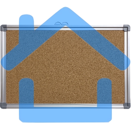 Доска пробковая Buro 60x90см, алюминиевая рама-1