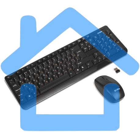 Комплект клавиатура + мышь Sven Comfort 3300 Wireless Беспроводной SV-03103300WB-9
