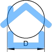 Пруток стальной оцинк. d8 RD8-FT (уп.125м) OBO 5021081
