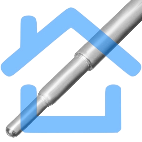 Набор ключей-трубок торцевых, 8 х 17 мм, вороток, оцинкованные, 6 шт.Sparta-1