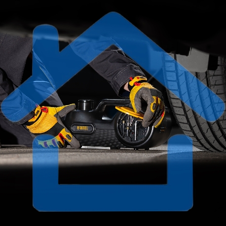 Домкрат электрогидравлический «3 в 1» (1,5 т), 12В, с гайковертом электрическим, в наборе// Denzel-16