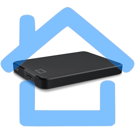 Внешний жесткий диск Western Digital Elements Portable WDBU6Y0050BBK-WESN 5ТБ 2,5