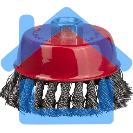 Кордщетка STAYER 35128-065_z01 чашечная для УШМ плетеные пучки проволоки 0.5мм 65мм/М14-2