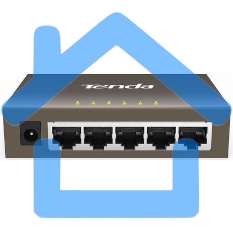 Коммутатор Tenda TEG1005D5-портовый гигабитный настольный-1