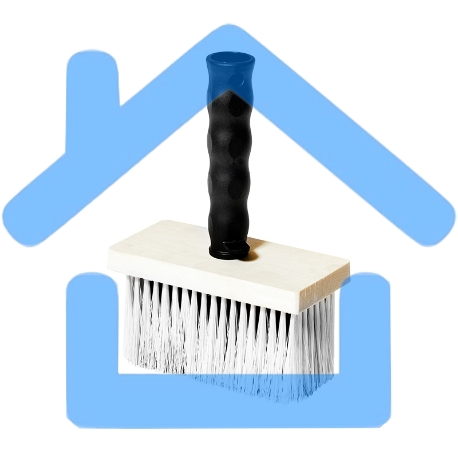 Кисть макловица Rexant 140x50 мм искусственная щетина, деревянный корпус