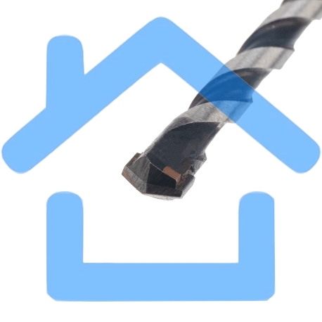 Сверло по бетону 4х75мм, цилиндрический хвостовик KRANZ