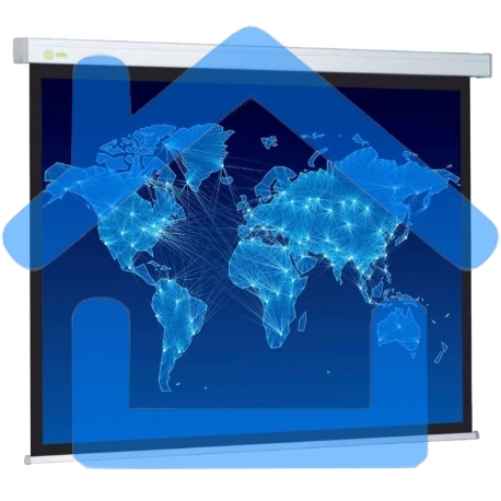 Экран Cactus 152x203см Wallscreen CS-PSW-152x203 4:3 настенно-потолочный рулонный белый