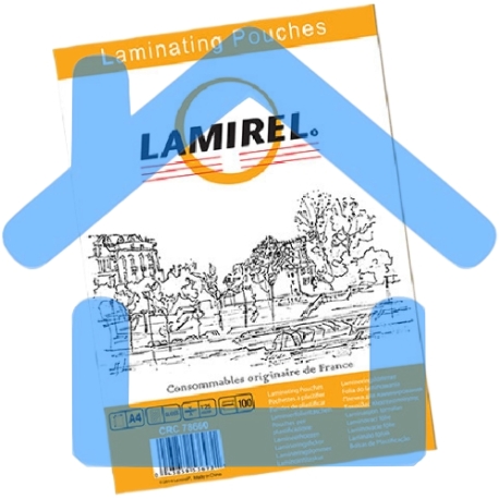 Пленка для ламинирования Lamirel А4, 125мкм, 100 шт.-1