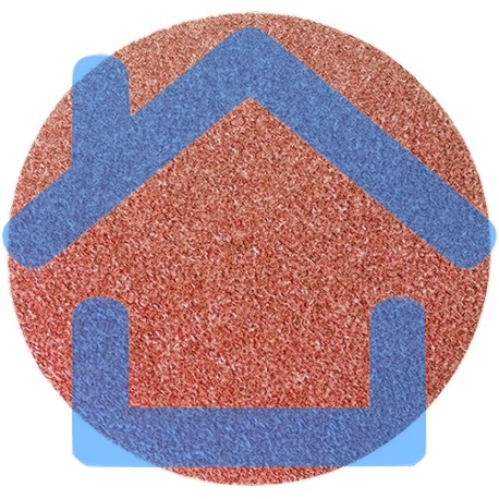 Круг Matrix абразивный на ворсовой подложке под 