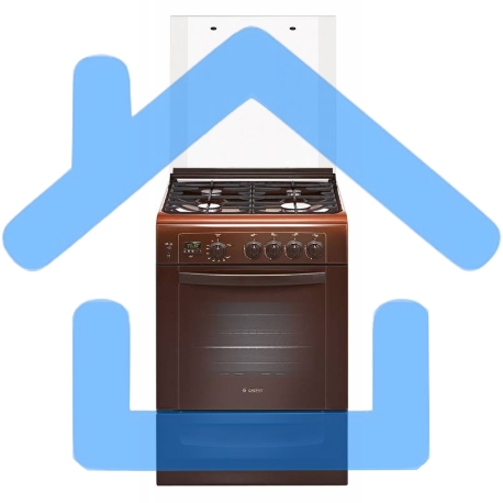 Плита газовая Gefest ПГ 6100-04 0003 коричневый, конфорок 4 шт, духовка 52 л, 60 см x 85 см x 60 см
