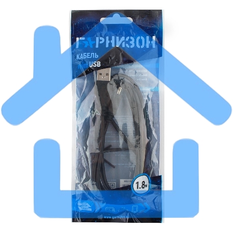 Кабель Гарнизон Кабель USB 2.0, AM/miniBM 5P, 1.8м, пакет (GCC-USB2-AM5P-1.8M)-3