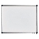 Демонстрационная доска Cactus CS-MBD-120X150 магнитно-маркерная, лак, 120x150см, алюминиевая рама белый