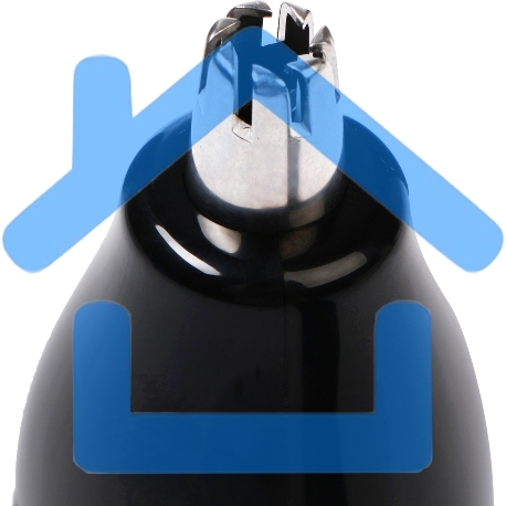 Триммер для носа Philips NT1620/15 роторный режущий элемент, водонепроницаемый корпус - пластик, цвет - черный, в комплекте батарейка АА-9