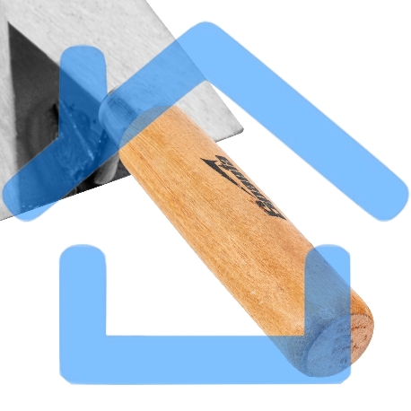 Кельма бетонщика стальная, 200 мм, деревянная ручка Sparta-1