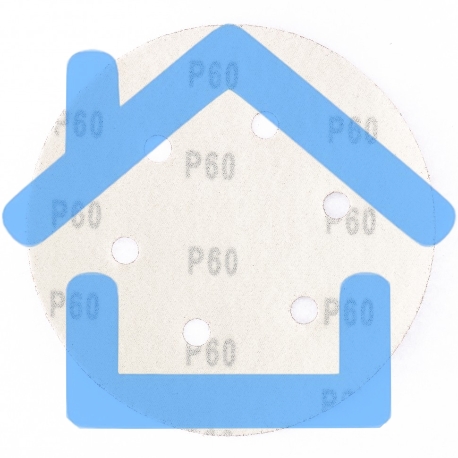 Круг абразивный Matrix на ворсовой подложке под 