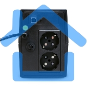 Источник бесперебойного питания UPS POWERMAN Back Pro 850 PLUS, line-interactive