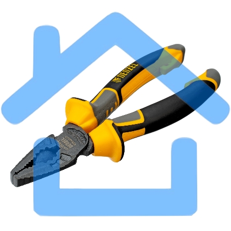 Плоскогубцы комбинированные 165 мм, трехкомпонентные рукоятки Denzel-13