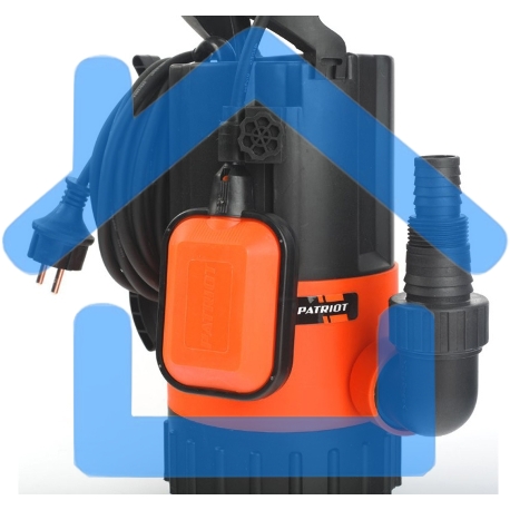 Садовый насос дренажный Patriot F 600 D 600Вт 10000л/час-7