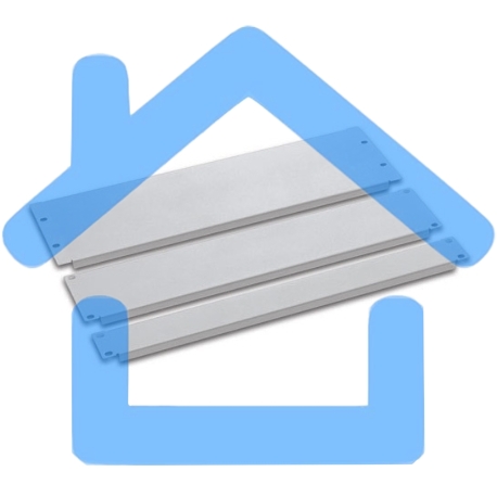 Заглушка Lande LN-PNL-KPN-2U19-LG шир.482мм 2U серый