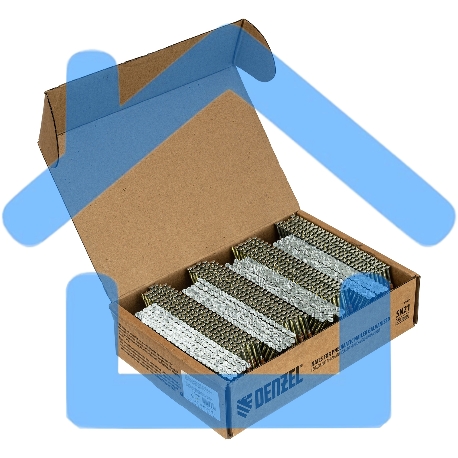 Гвозди для пнев. нейлера (оцинк.), длина - 75 мм, диам. - 3,05 мм, 2000 шт. Denzel-3