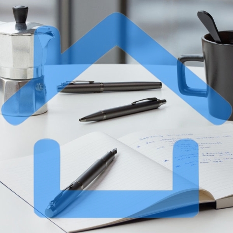 Ручка шариковая Parker IM Monochrome K328 (CW2172961) Gun Metal M син. черн. подар.кор.-6