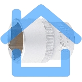 Головка торцевая, 10 мм, 6-гранная, CrV, под квадрат 1/2