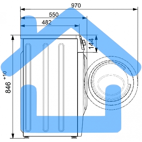 Стиральная машина Atlant СМА 70С105-00 белый, загрузка фронтальная 7 кг, 1000 об/мин., класс: А+++-22