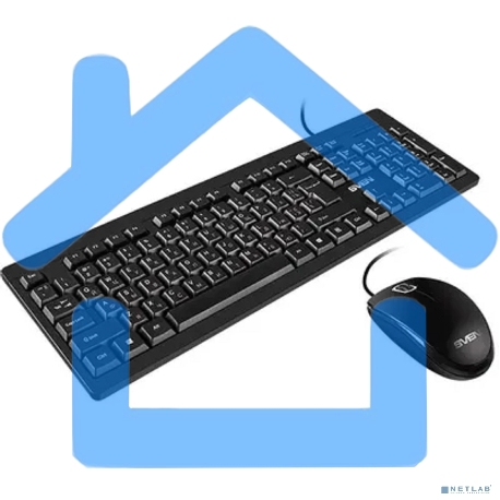 Комплект клавиатура + мышь SVEN KB-S320C клавиатура и мышь черные (USB, 105 кл, 4 кнопки, 1000 dpi)-17