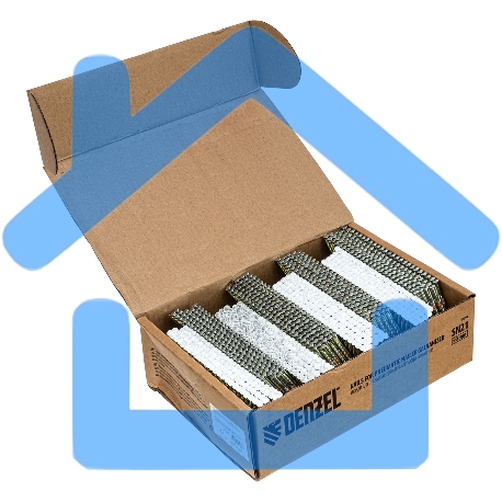 Гвозди для пнев. нейлера (оцинк.), длина - 90 мм, диам. - 3,05 мм, 2000 шт. Denzel-2