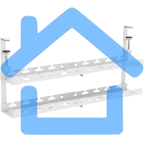 Кабель-канал Cactus CS-CM-700-2WT для столов 72.8x13.5x34.2см белый-1