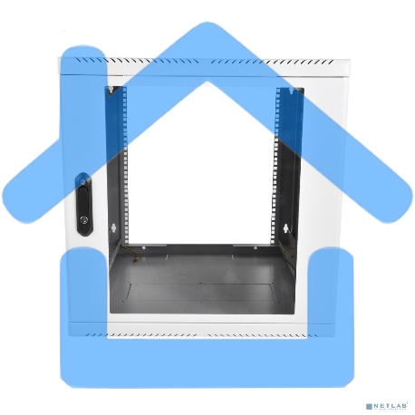 Шкаф настенный ЦМО ШРН-М-9.650 9U 600x650мм пер.дв.стекл съемные бок.пан. 50кг серый-3