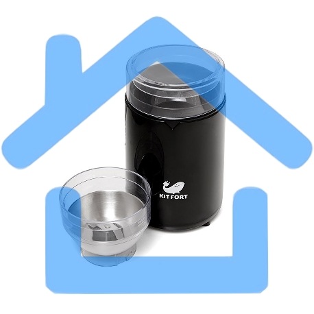 Кофемолка Kitfort КТ-1314 Напряжение: 220 - 230 В, 50/60 Гц.Мощность: 150 Вт.Вместимость: 60 г зерен.-15