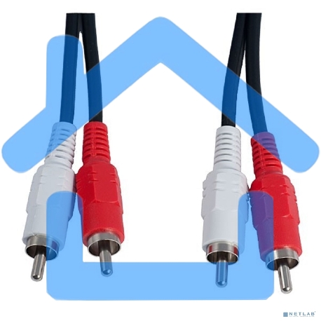 КабельPERFEO 2xRCA вилка - 2xRCA вилка, длина 1,5 м. (R3002)-1