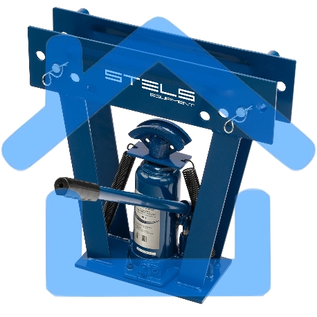 Трубогиб гидравлический, 8 т, в комплекте с башмаками 1/2