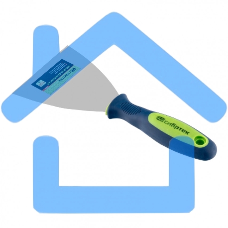 Шпательная СИБРТЕХ лопатка из нержавеющей стали, 100 мм, 2-комп. ручка 85526-3