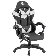 Кресло игровое Defender URANA черный/белый 64058